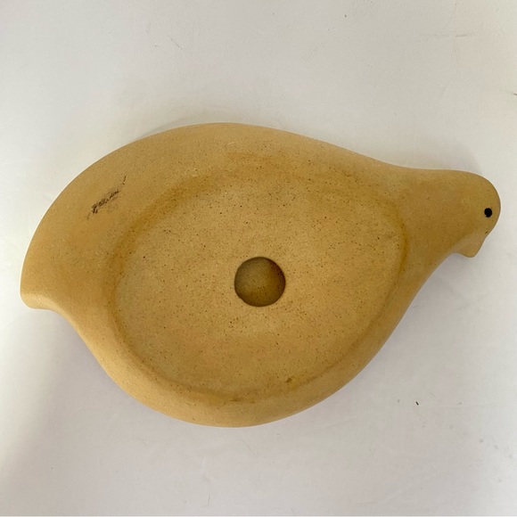 Vintage Stoneware Bird Bowl Catchall Dish - Picture 7 of 9